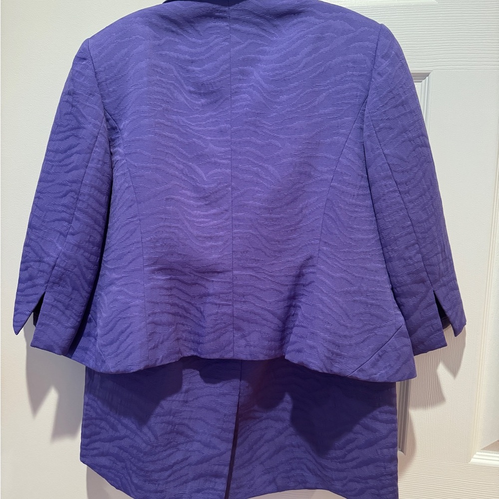 Women's Purple Skirt Suit - Picture 2 of 4